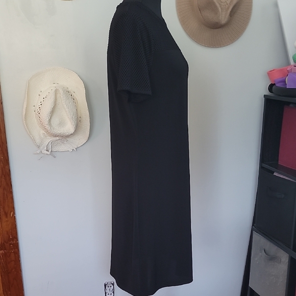 Michael Kors Elegant Black Midi Dress - Picture 6 of 9